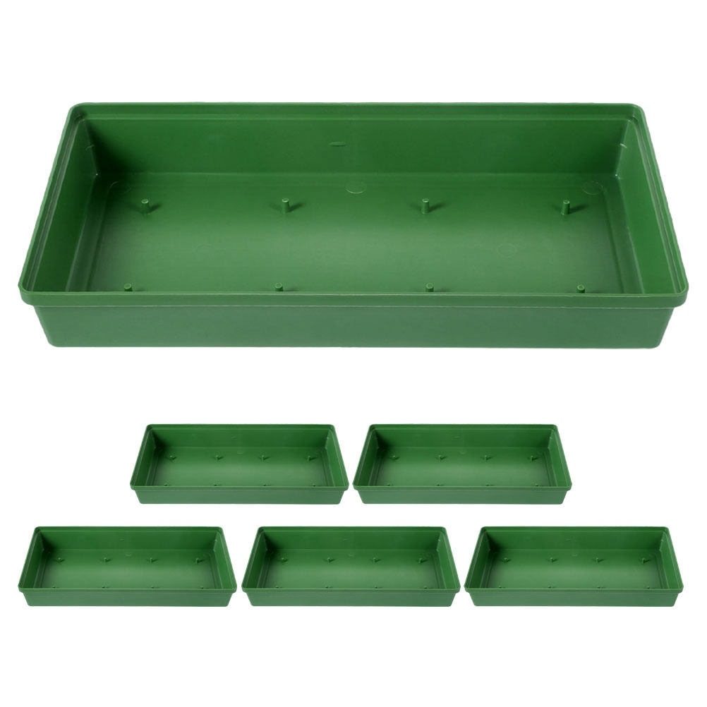 Wedding Floral Supply - 6Pcs Plastic Flower Mud Tray Foam