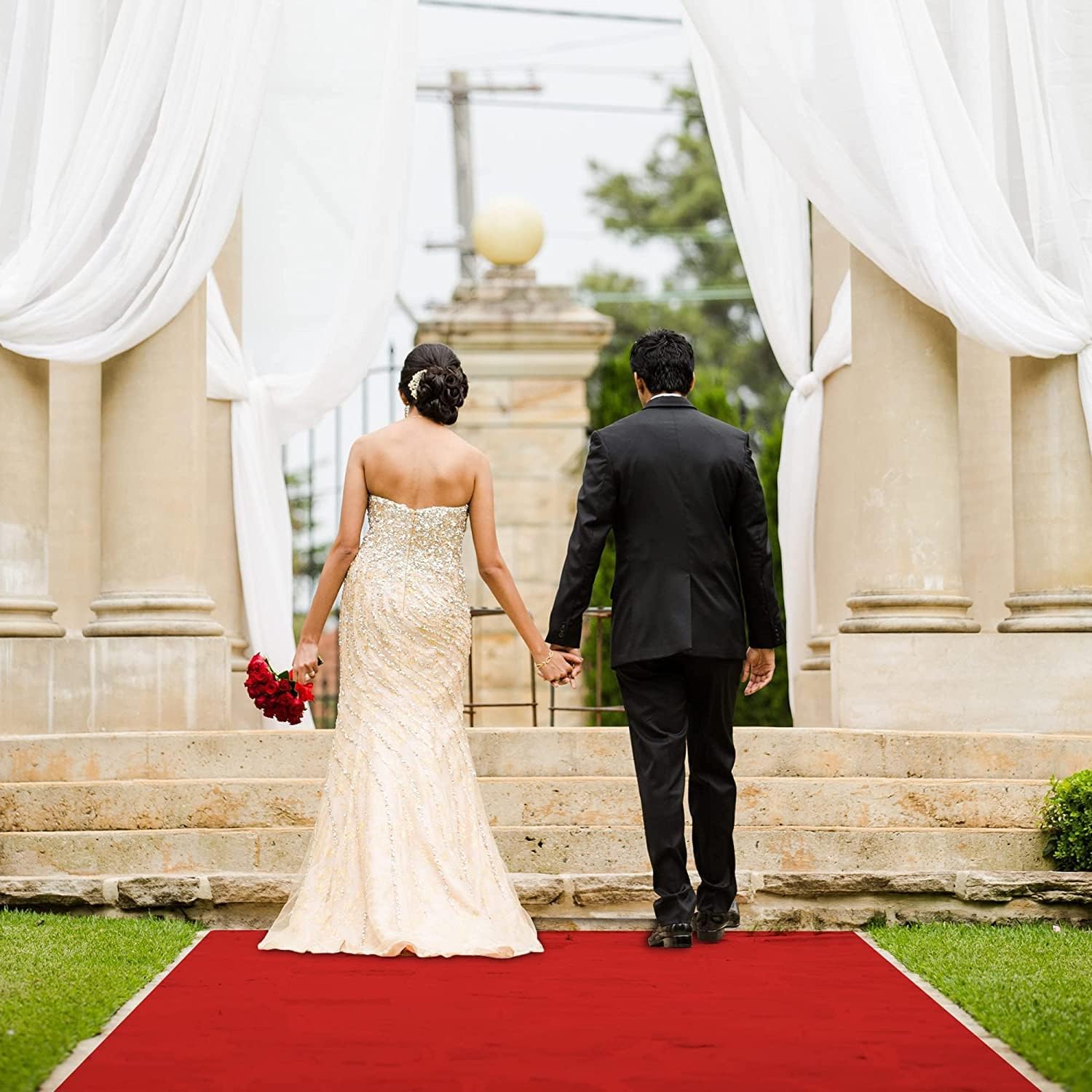 Thick Red Wedding Carpet, Soli - огляд і ціна Aisle Runner White