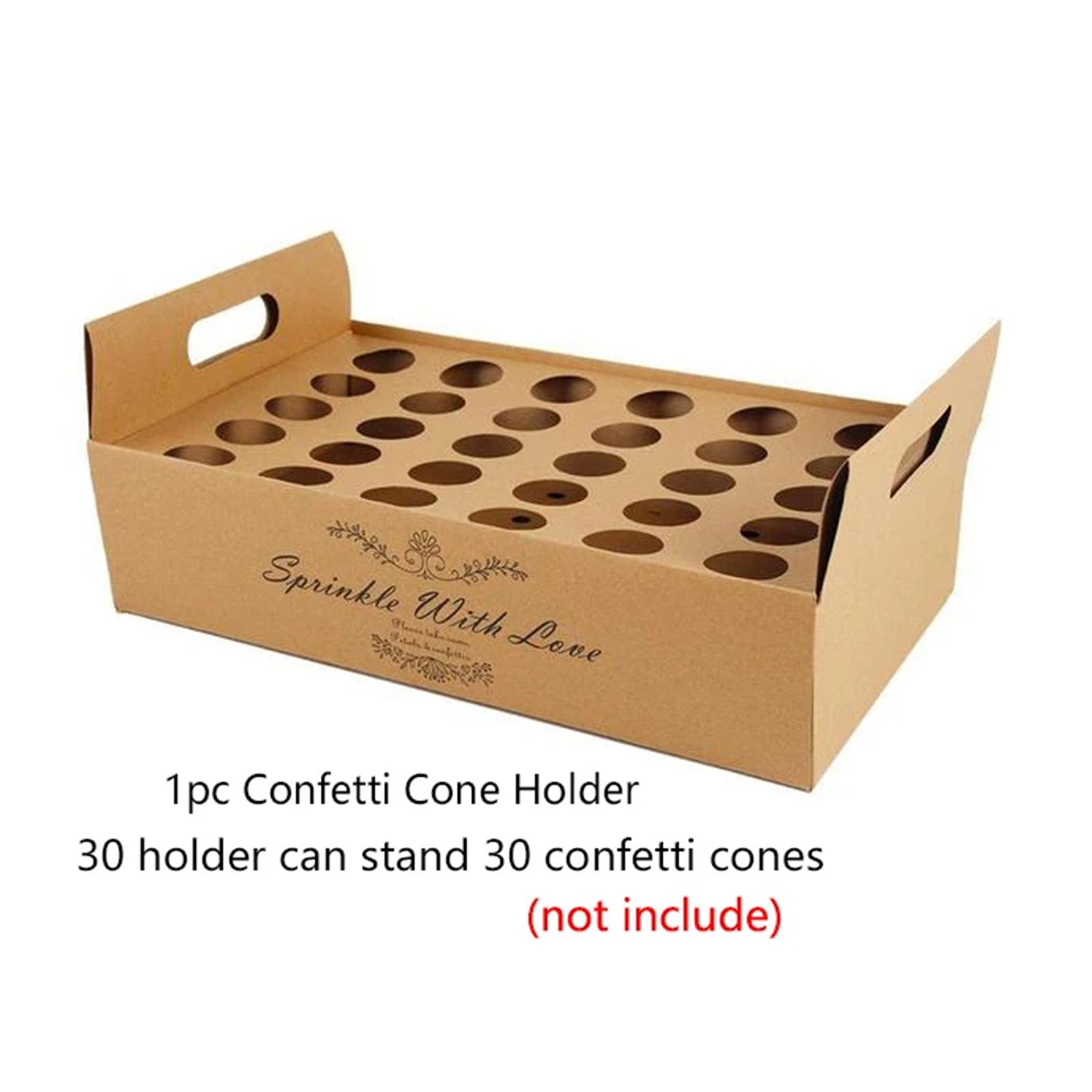 Paper Confetti Cone Box Stand  - огляд і ціна Papercraft Supply Confetti