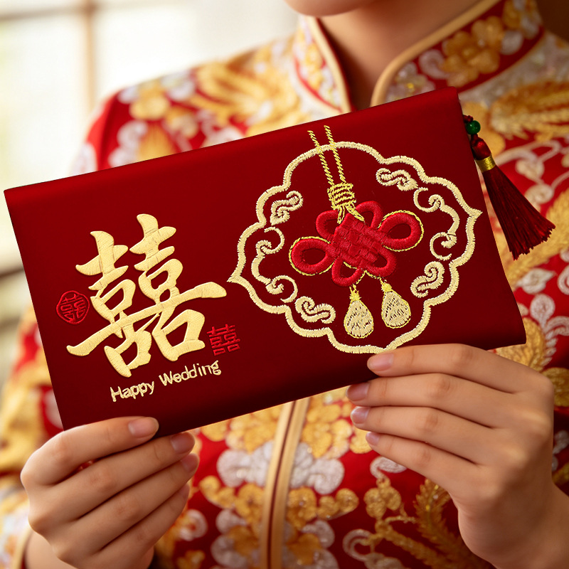 High-End Embroidered Fabric We - огляд і ціна Wedding Envelopes