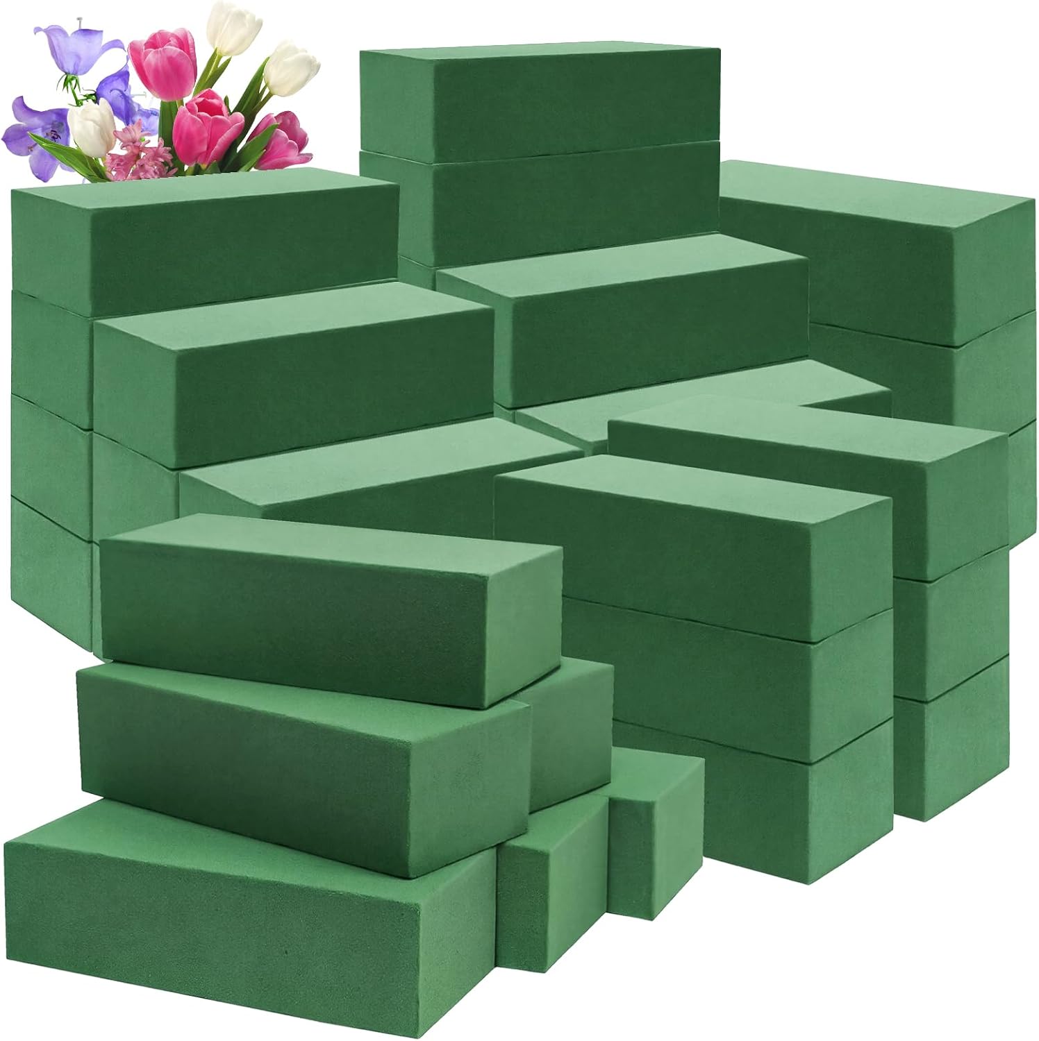 72 Pcs Floral Foam Blocks, Gre - огляд і ціна Wedding Floral Supply