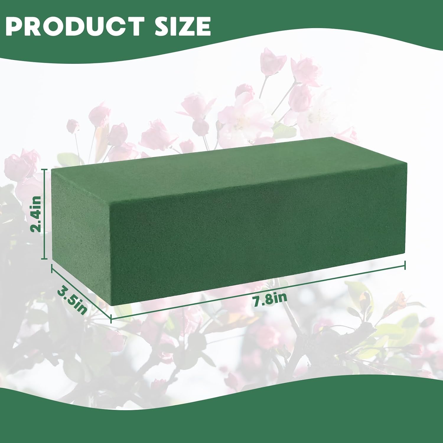 72 Pcs Floral Foam Blocks, Gre - огляд і ціна Wedding Floral Supply