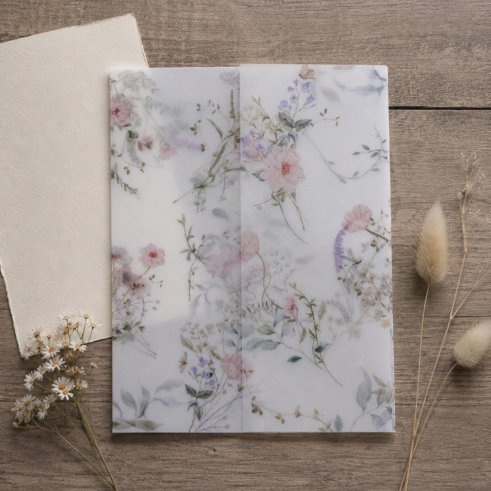 20/50pcs Vellum Wrap with Wate - огляд і ціна Wedding Envelopes