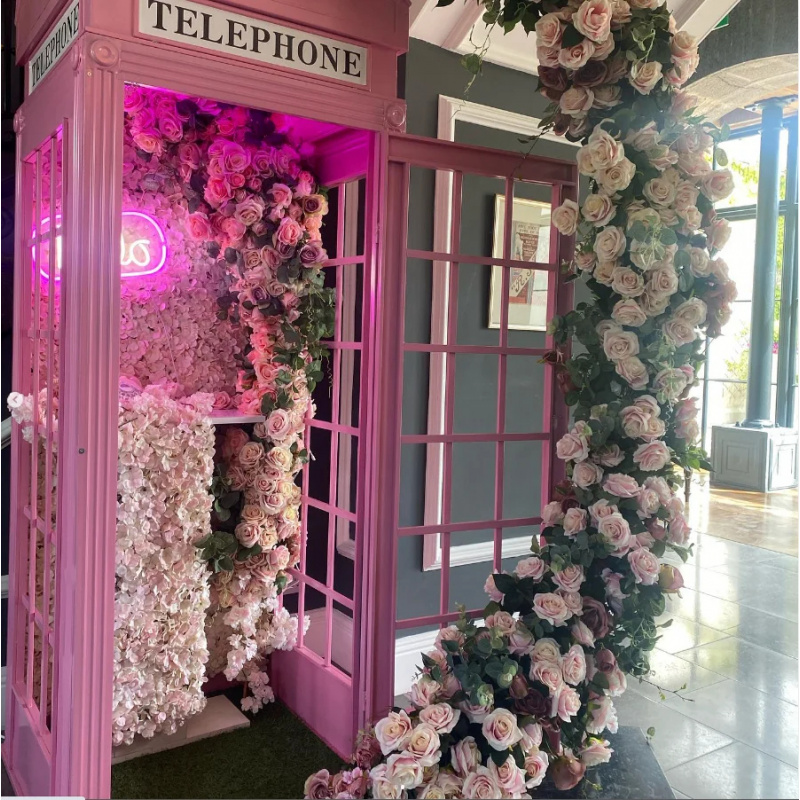 custom.Pink Telephone Booth wi - огляд і ціна Photo Booth Prop