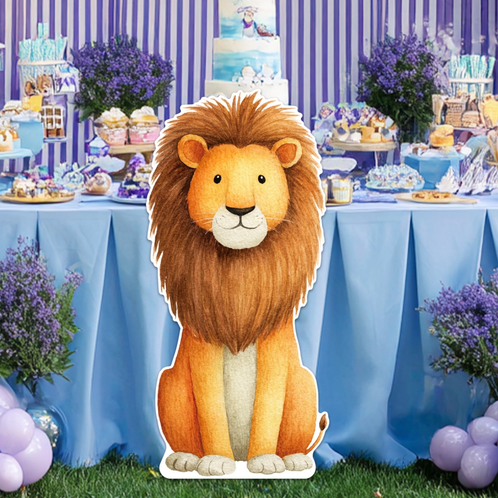 Animal Cardboard Cutout Stande - огляд і ціна Photo Booth Prop