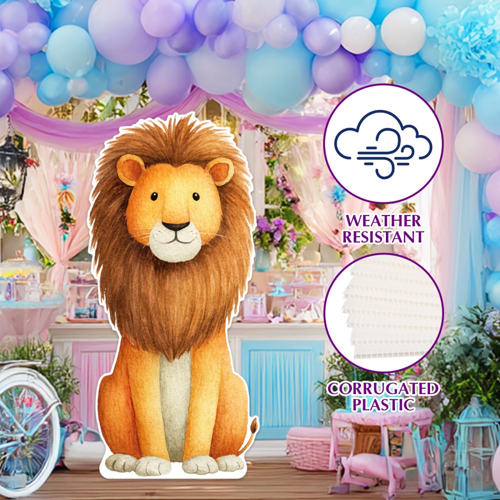 Animal Cardboard Cutout Stande - огляд і ціна Photo Booth Prop