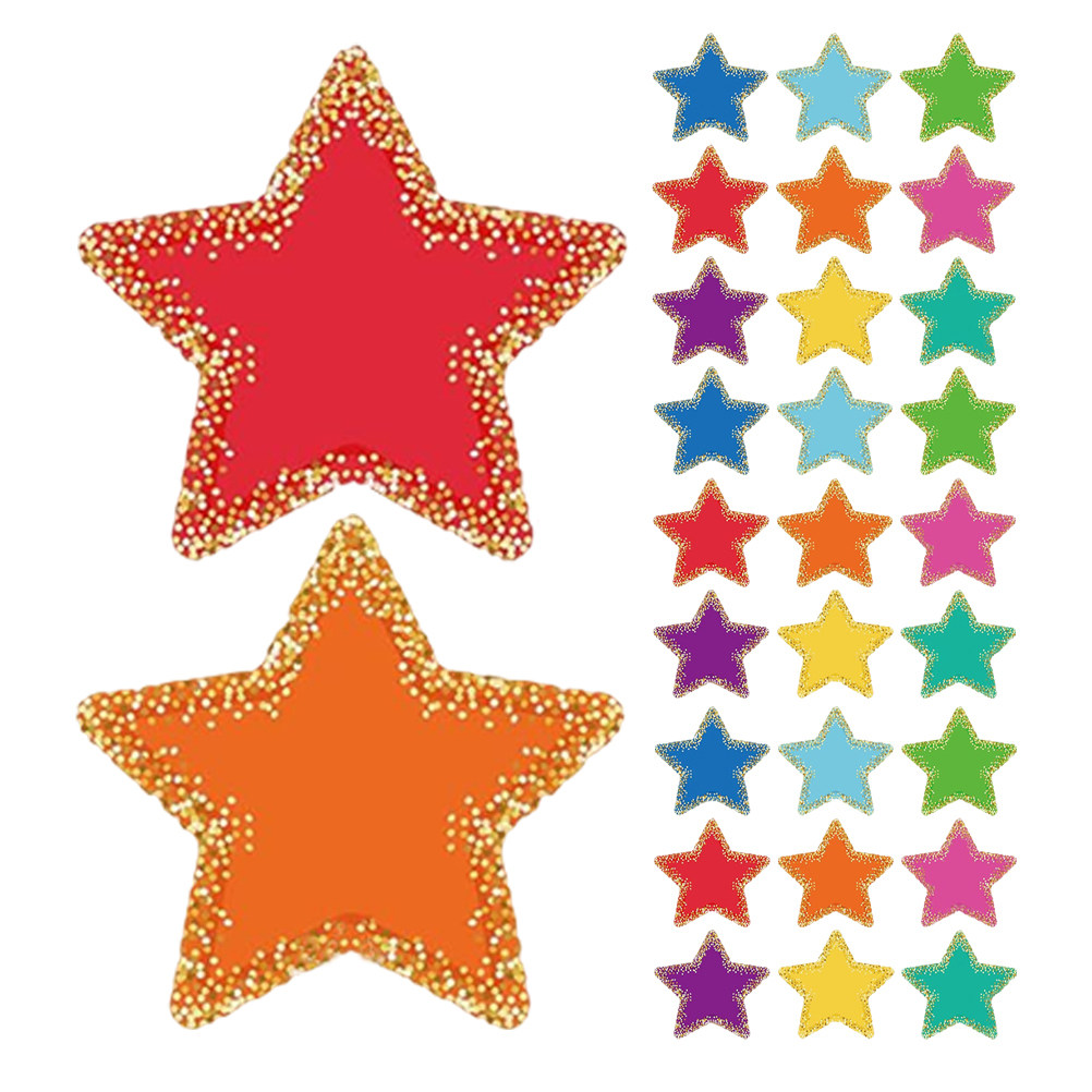 1Set Colorful Star Paper Cutou - огляд і ціна Papercraft Supply Confetti