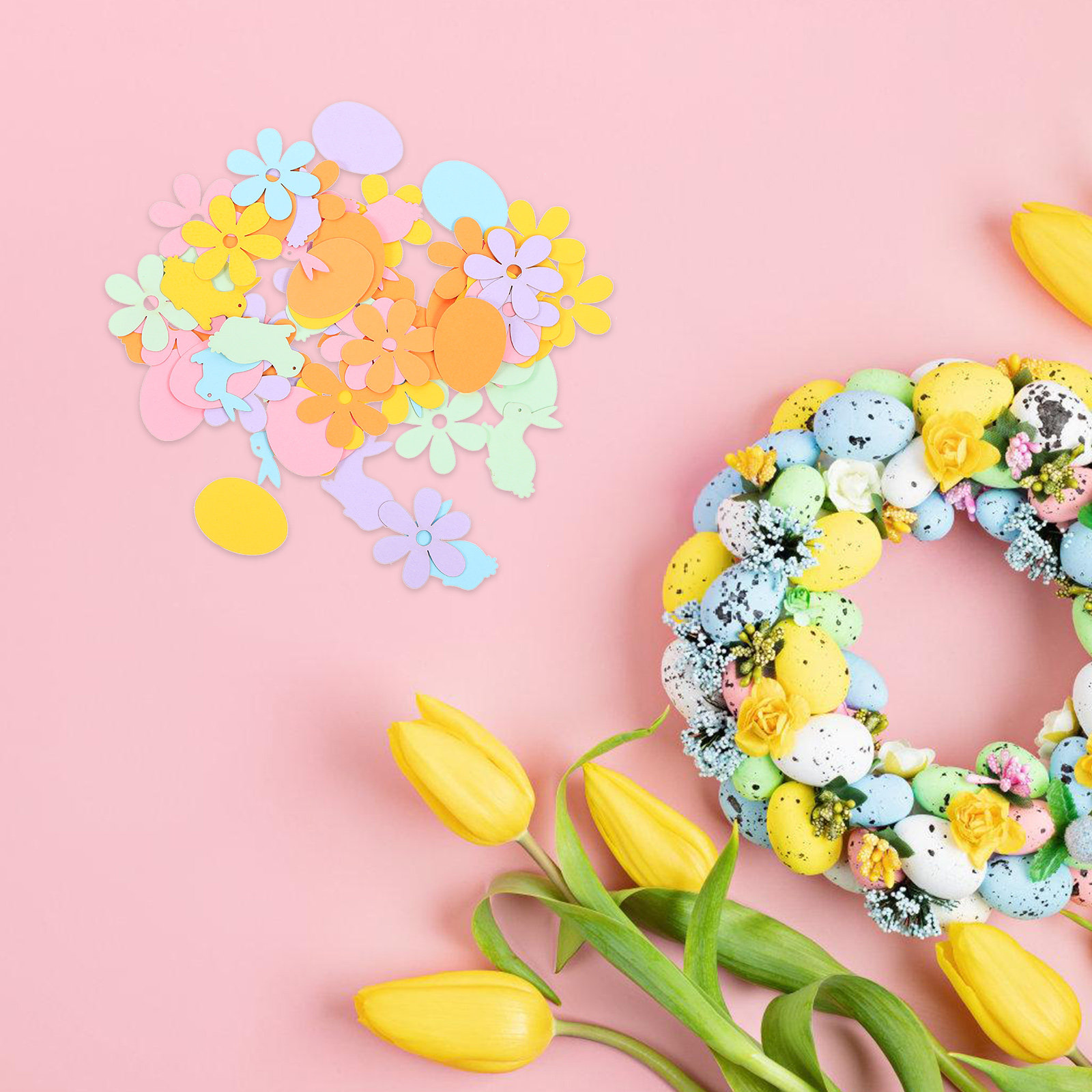 100Pcs Bunny Easter Confetti D - огляд і ціна Papercraft Supply Confetti