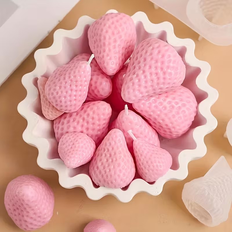 Strawberry Silicone Candle Mol - огляд і ціна Unity Candle Set