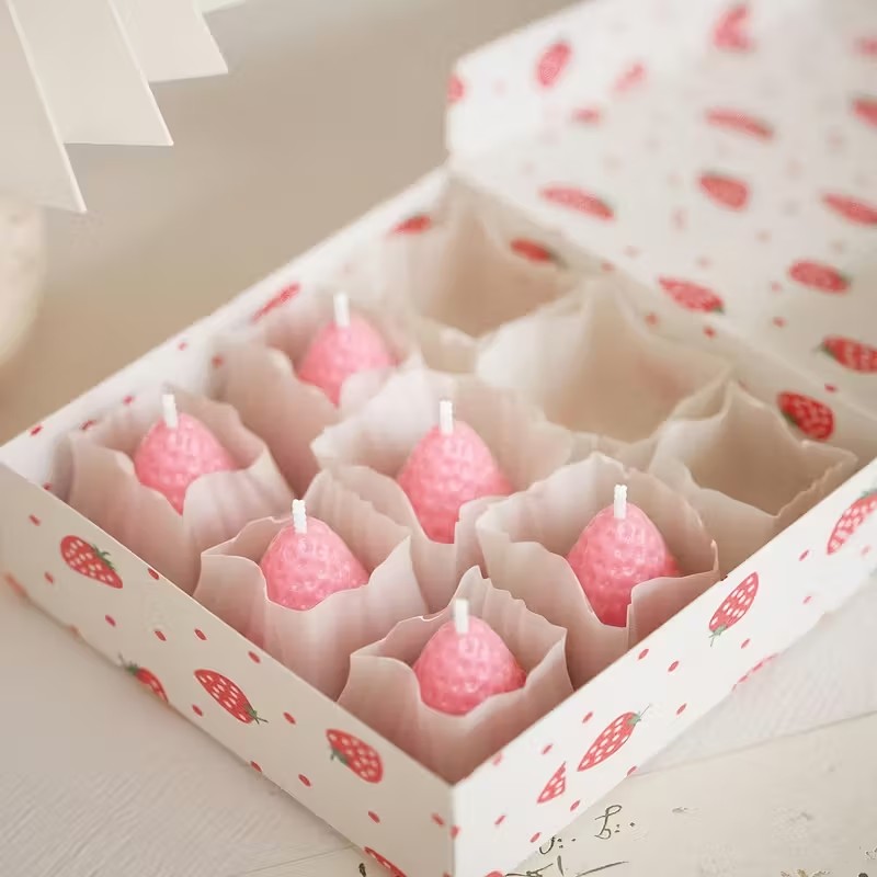 Strawberry Silicone Candle Mol - огляд і ціна Unity Candle Set