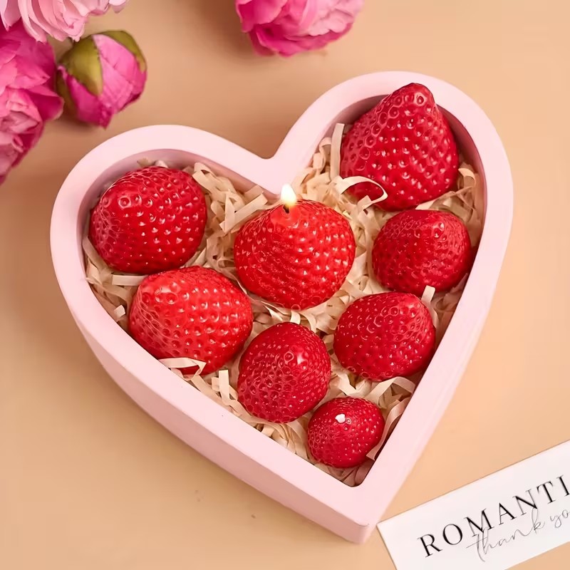 Strawberry Silicone Candle Mol - огляд і ціна Unity Candle Set