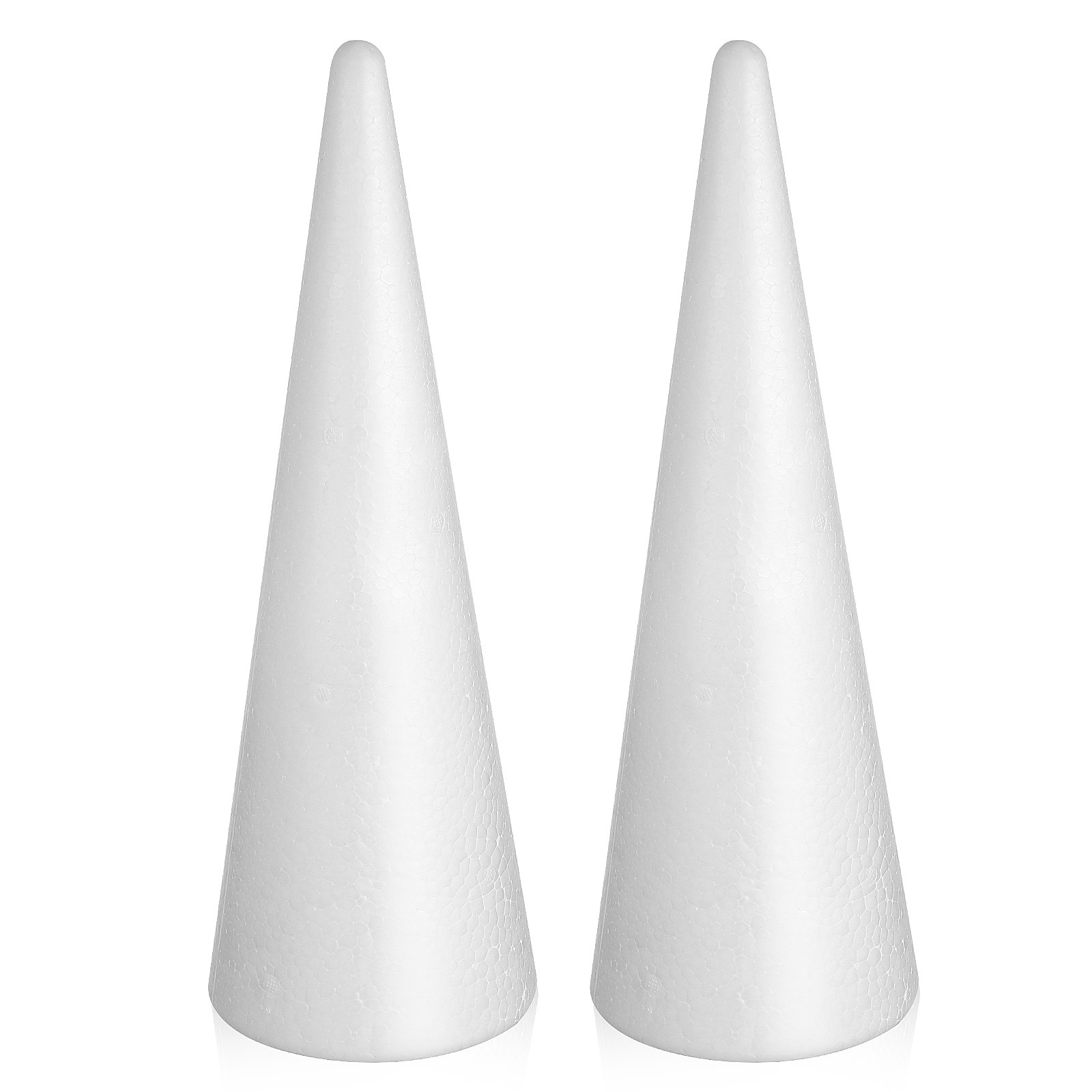 2Pcs White Foam Craft Cone Con - огляд і ціна Wedding Floral Supply