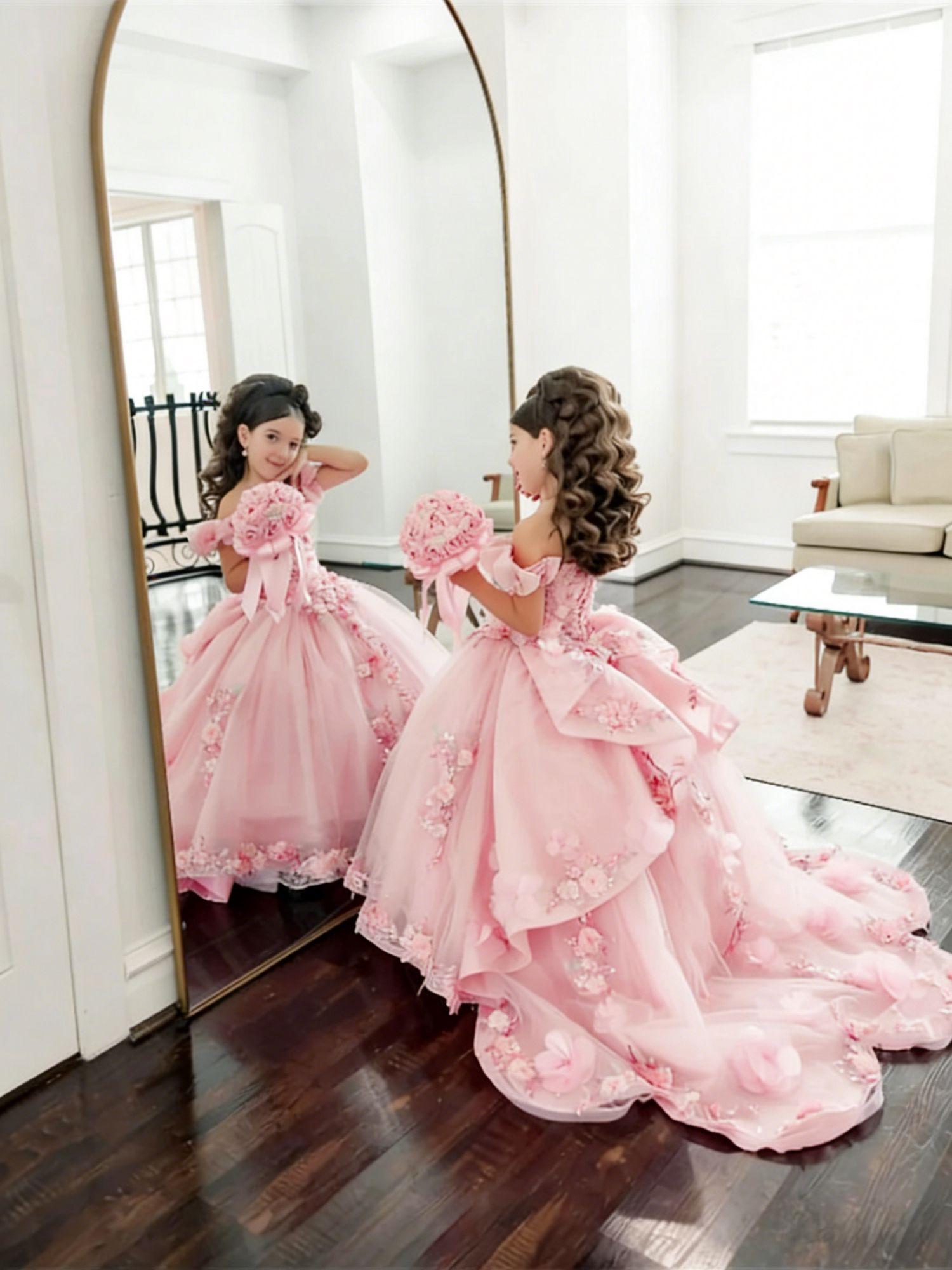 Girl Gown Flower Girl Dress fo - огляд і ціна Bridal Sash Ribbon
