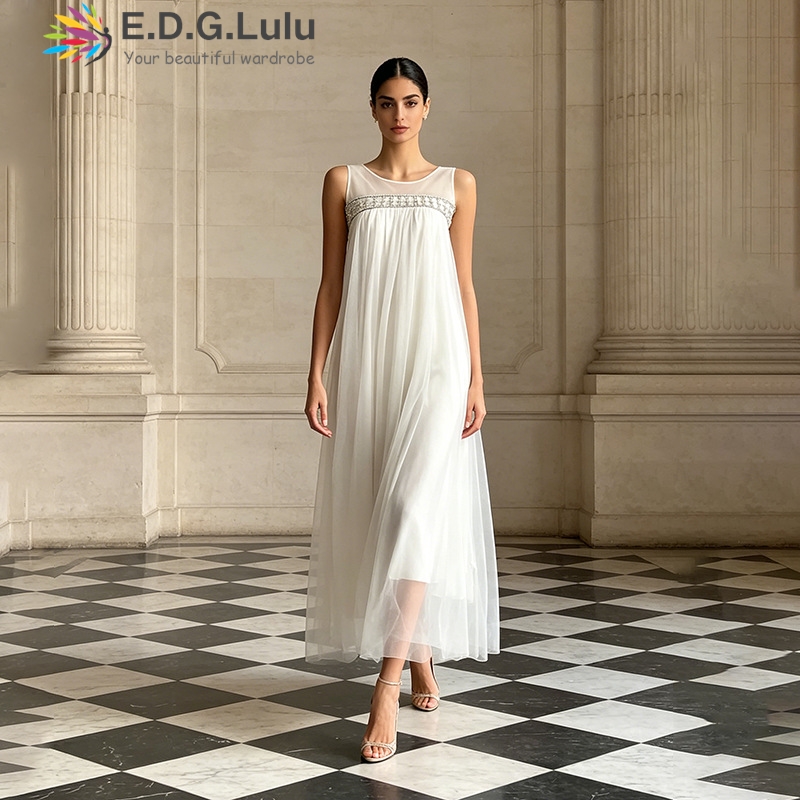 EDGLuLu High Quality O Neck Na - огляд і ціна Wedding Lulu