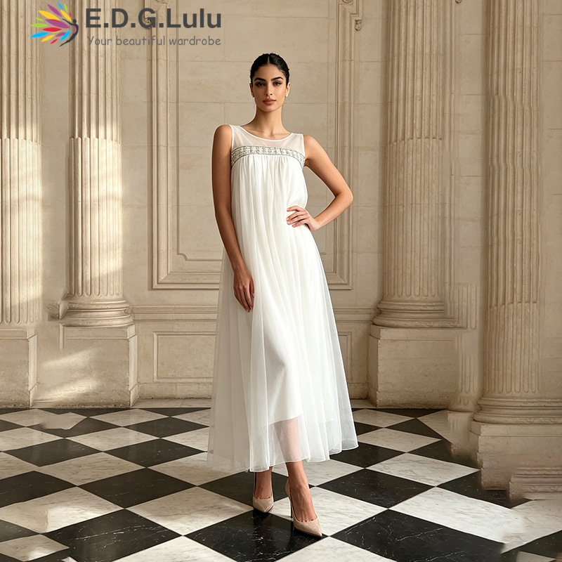 EDGLuLu High Quality O Neck Na - огляд і ціна Wedding Lulu