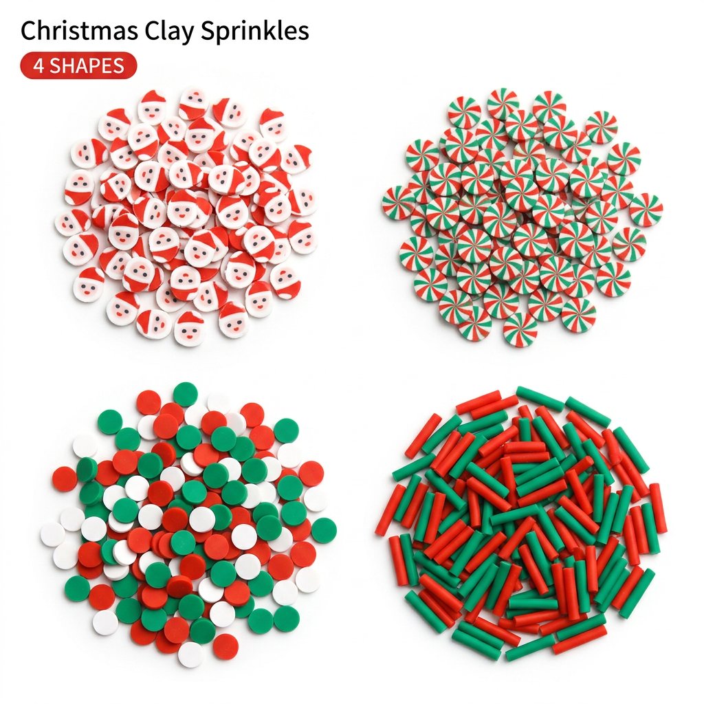 1500pcs Christmas Clay Sprinkl - огляд і ціна Wedding Supply In Bulk