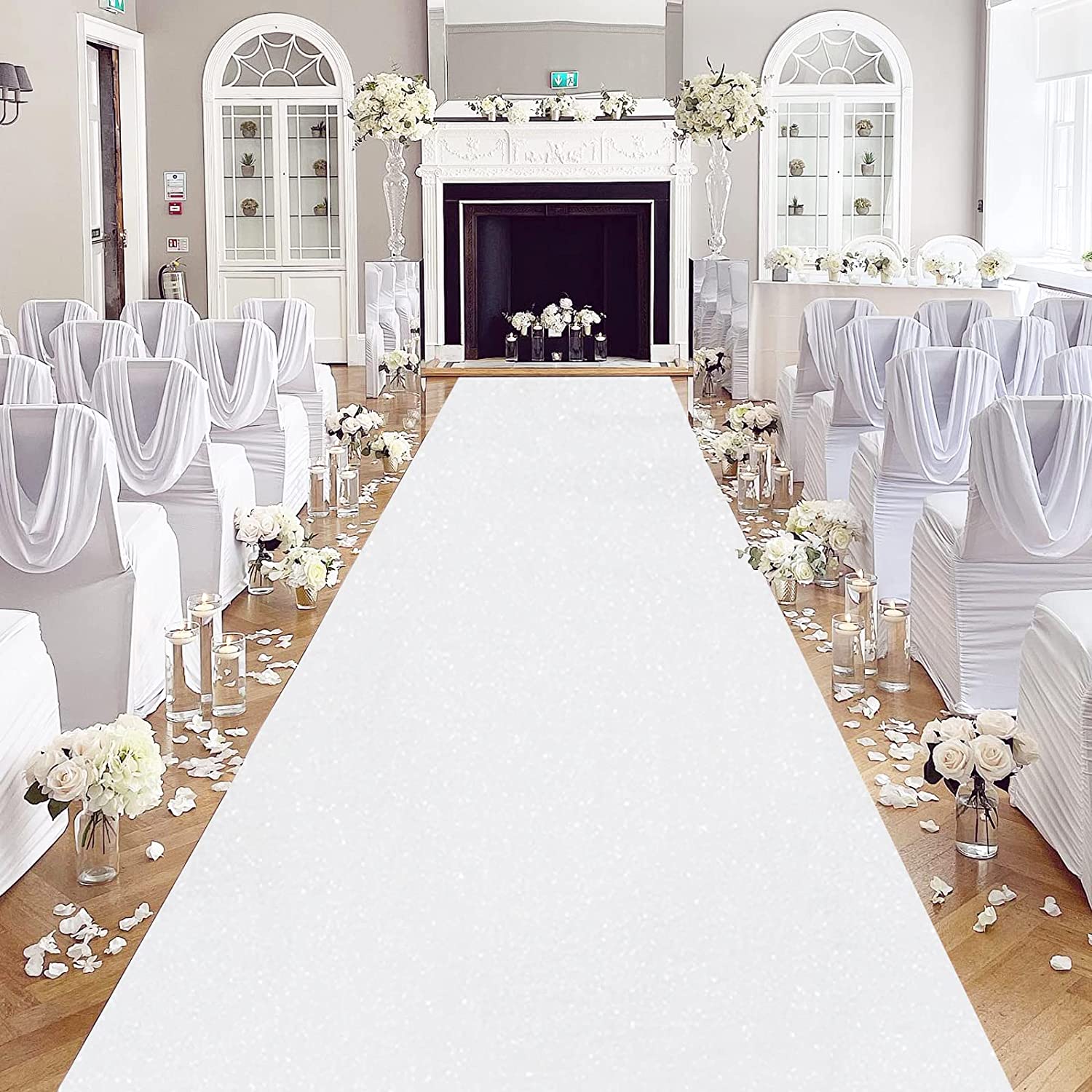 Romantic White Wedding Carpet, - огляд і ціна Aisle Runner White