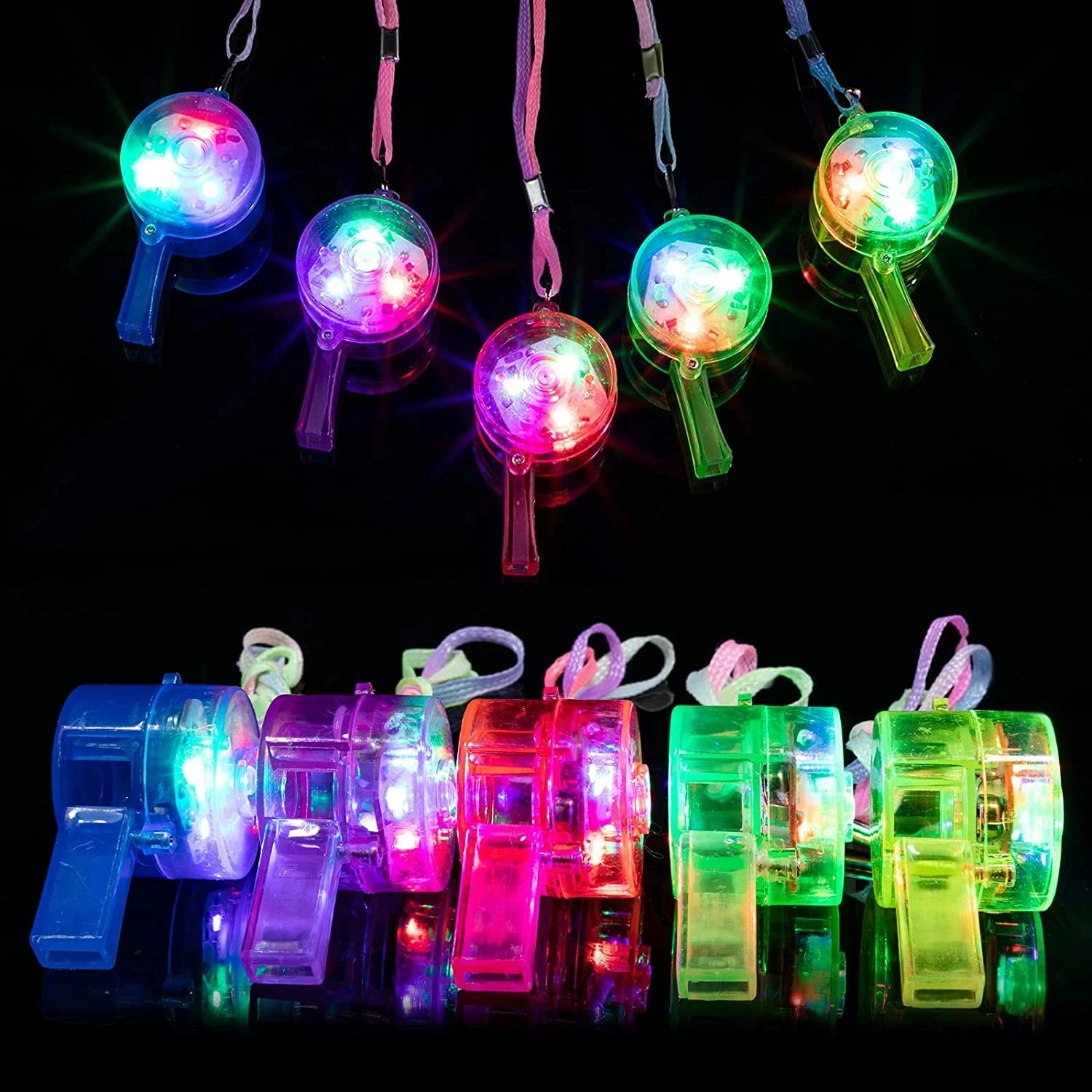 LED Light Up Whistle Glow Whis - огляд і ціна Wedding Supply In Bulk