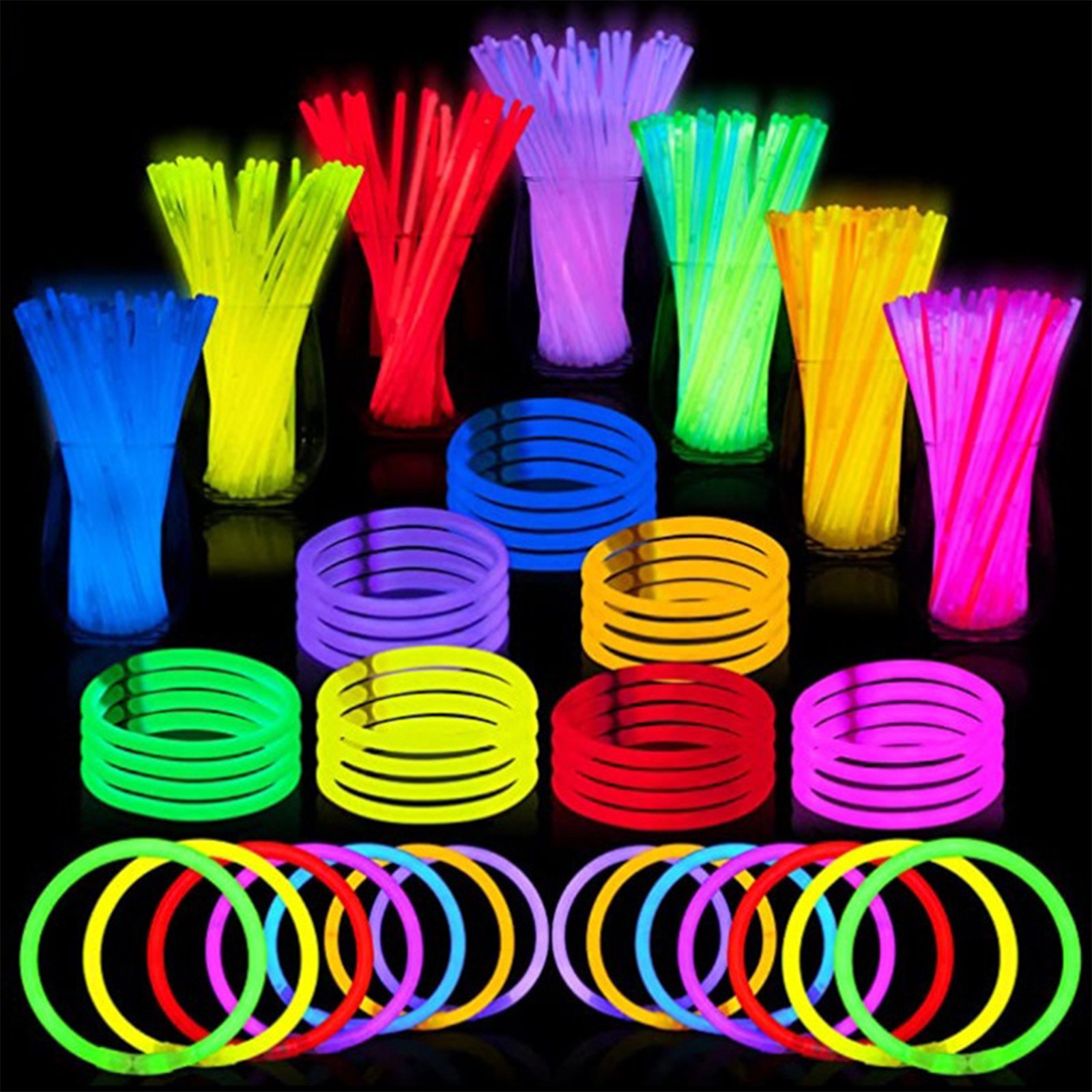 ‌100 Pack 20cm Fluorescent Glo - огляд і ціна Wedding Supply In Bulk