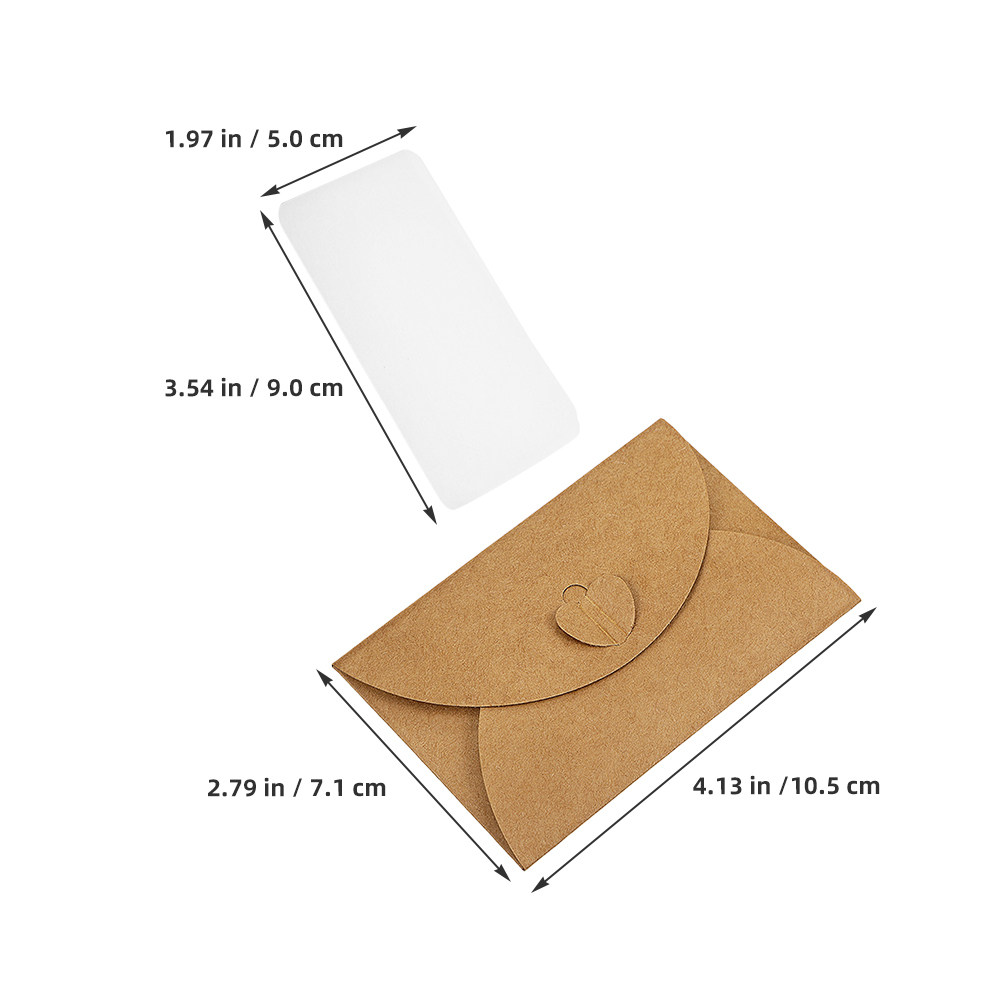30Sets Mini Kraft Envelopes He - огляд і ціна Wedding Envelopes
