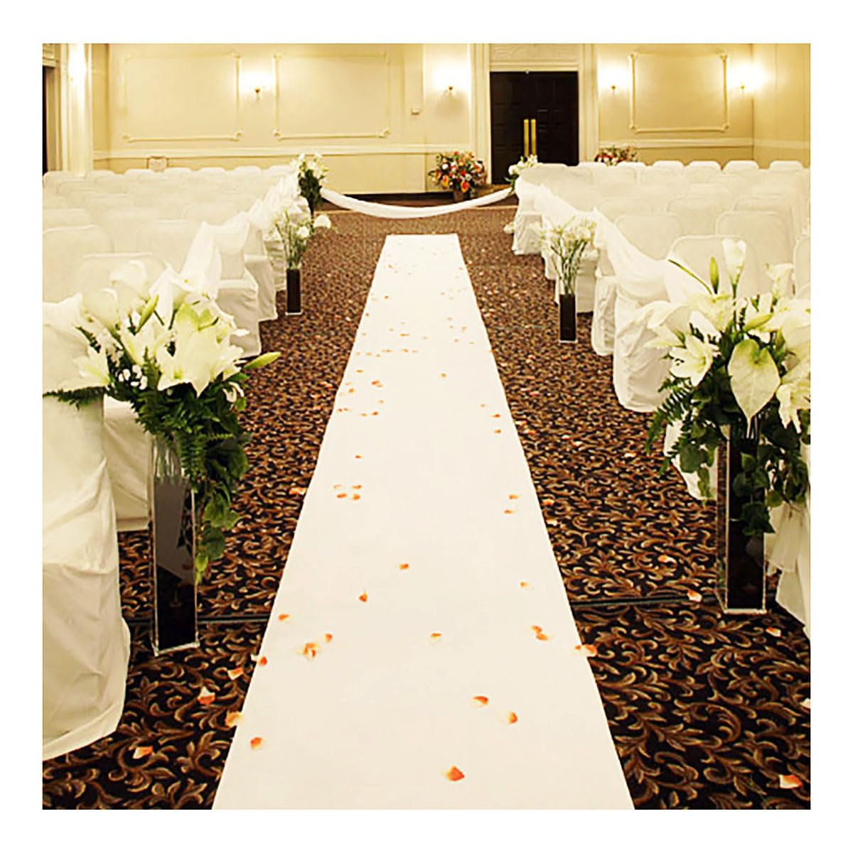 Wedding White Carpet Anti Slip - огляд і ціна Aisle Runner White