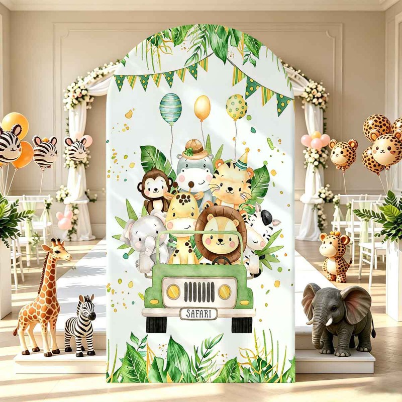 Jungle Safari Party Arch Backd - огляд і ціна Photo Booth Prop