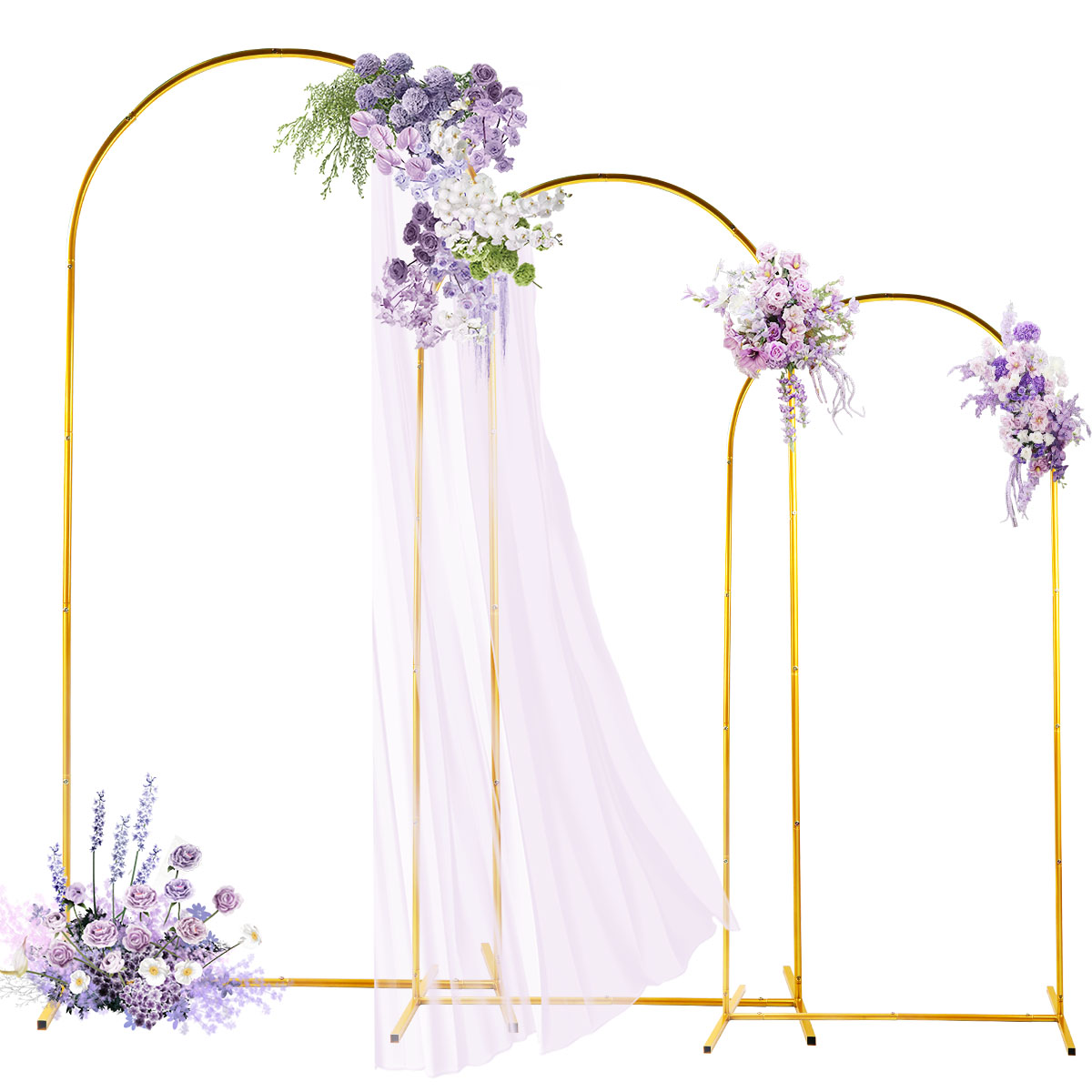 3Pack Golden Metal Arch Kits,  - огляд і ціна Wedding Support